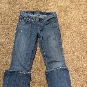 Cruel Blue Flare Jeans